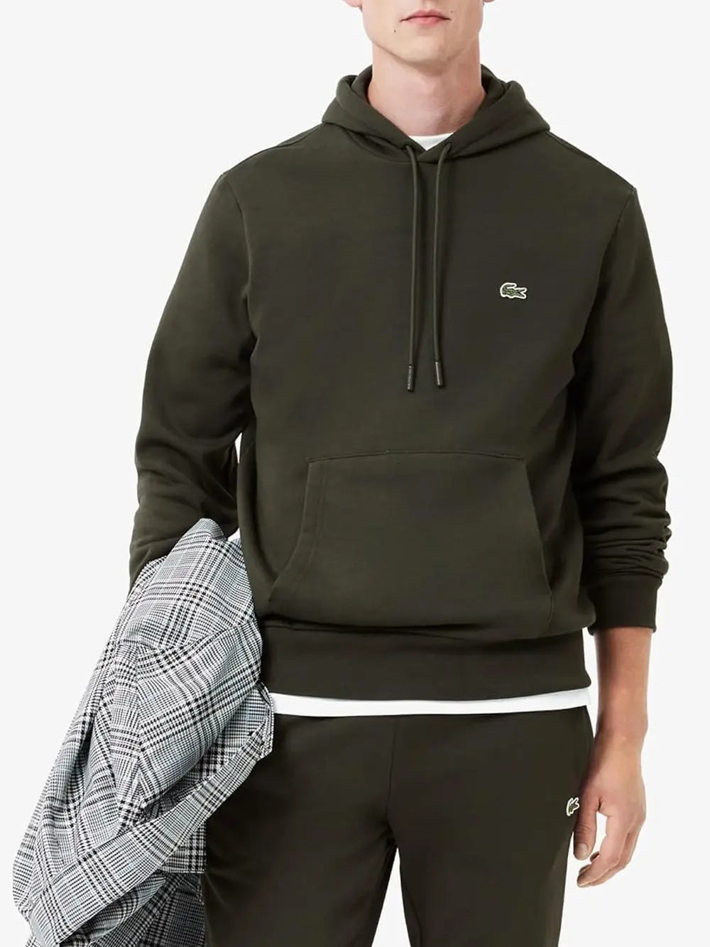 Felpa Lacoste Uomo Verde Lacoste Angolo dello Sport