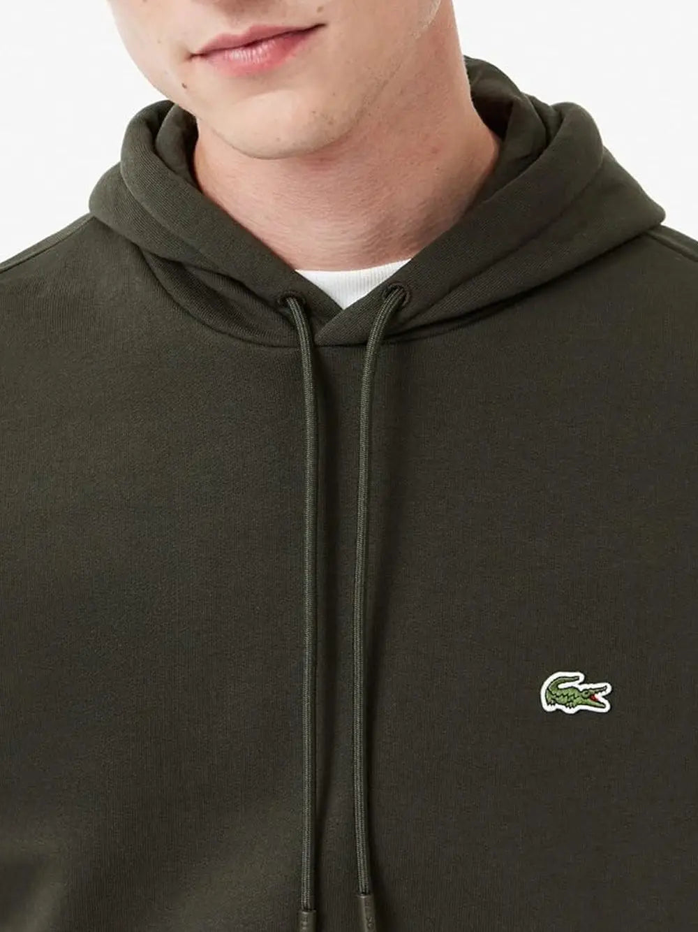 Felpa Lacoste Uomo Verde Lacoste Angolo dello Sport