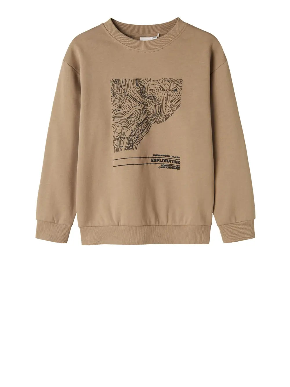 Felpa Name It Bambino Nefiks Marrone Name It Angolo dello Sport