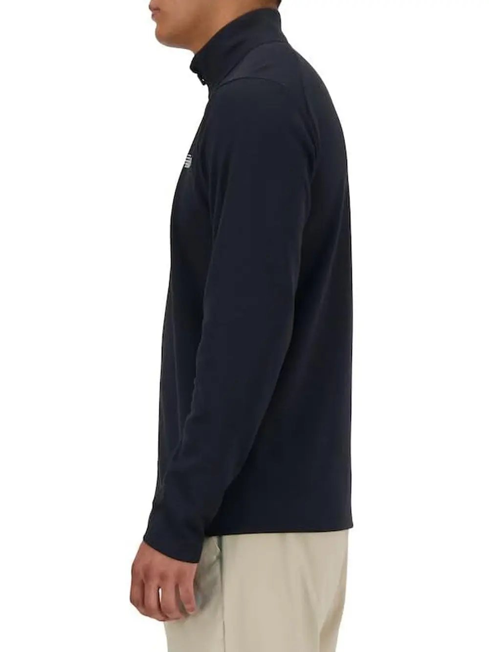 Felpa New Balance Uomo Tech Knit Full Zip Nero New Balance Angolo dello Sport