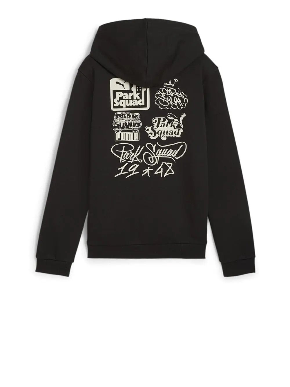 Felpa Puma Bambino Ess+ Mid 90s Hoodie Fl B Nero Puma Angolo dello Sport