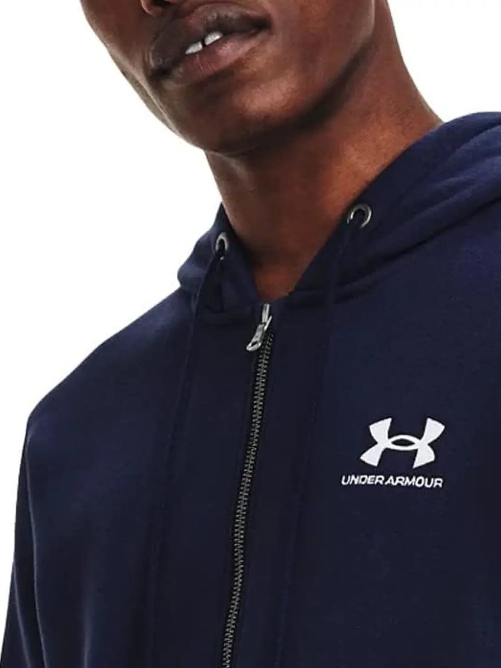 Felpa Under Armour Uomo Blu Under Armour Angolo dello Sport