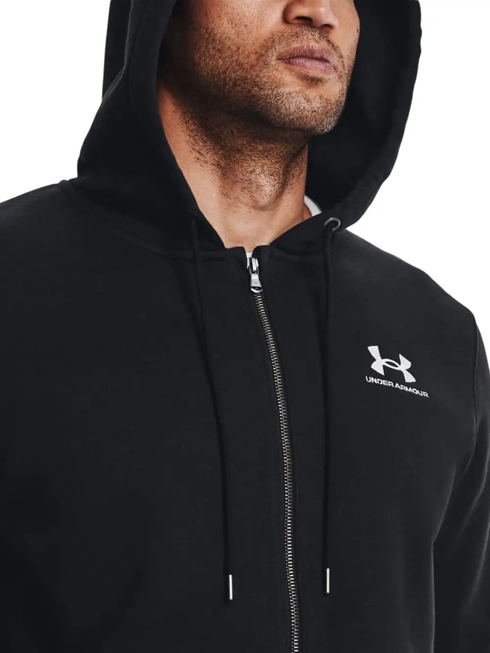 Felpa Under Armour Uomo Nero Under Armour Angolo dello Sport