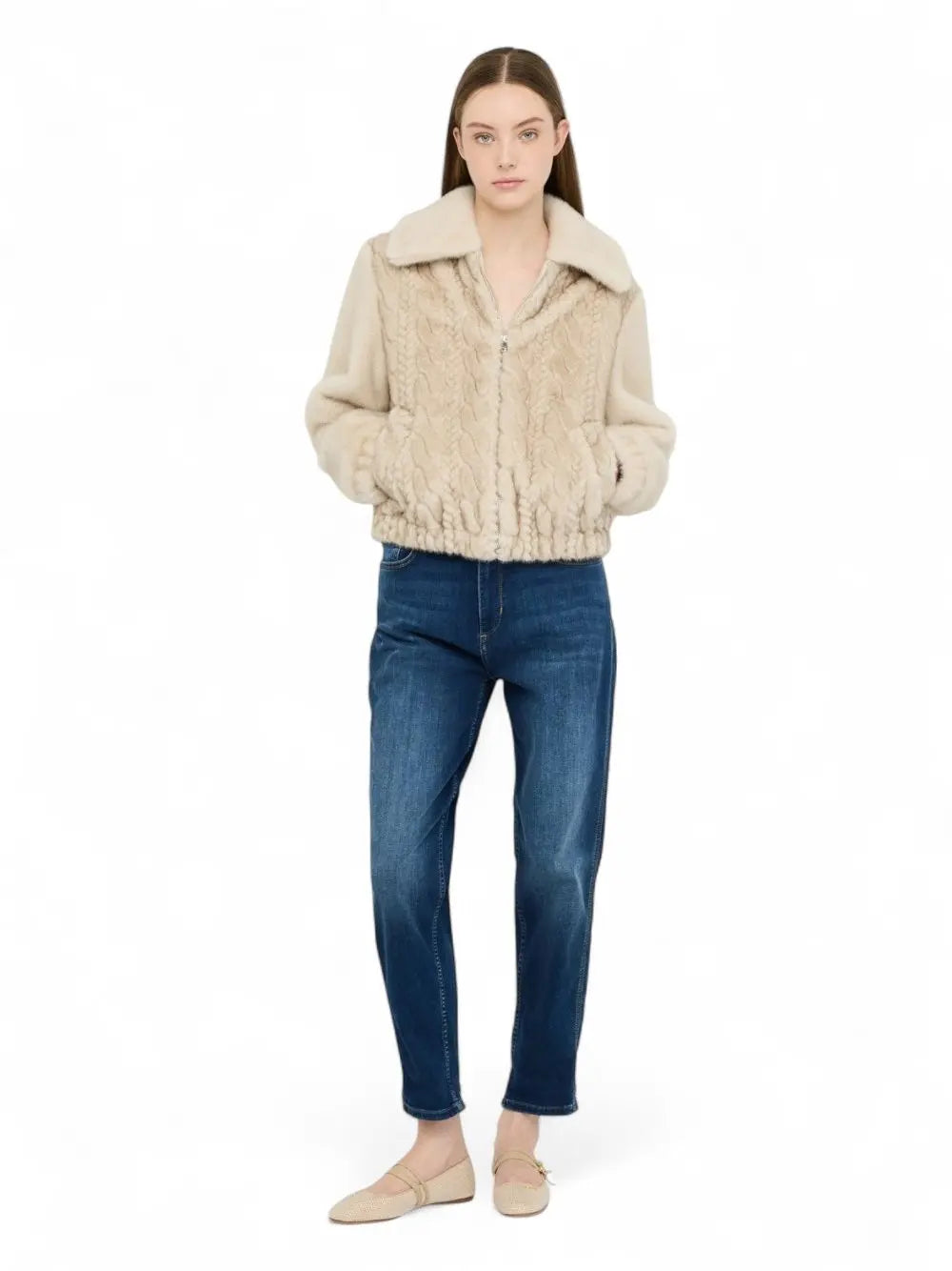 Giacca Liu Jo Giaccone Sintetico Donna - Beige