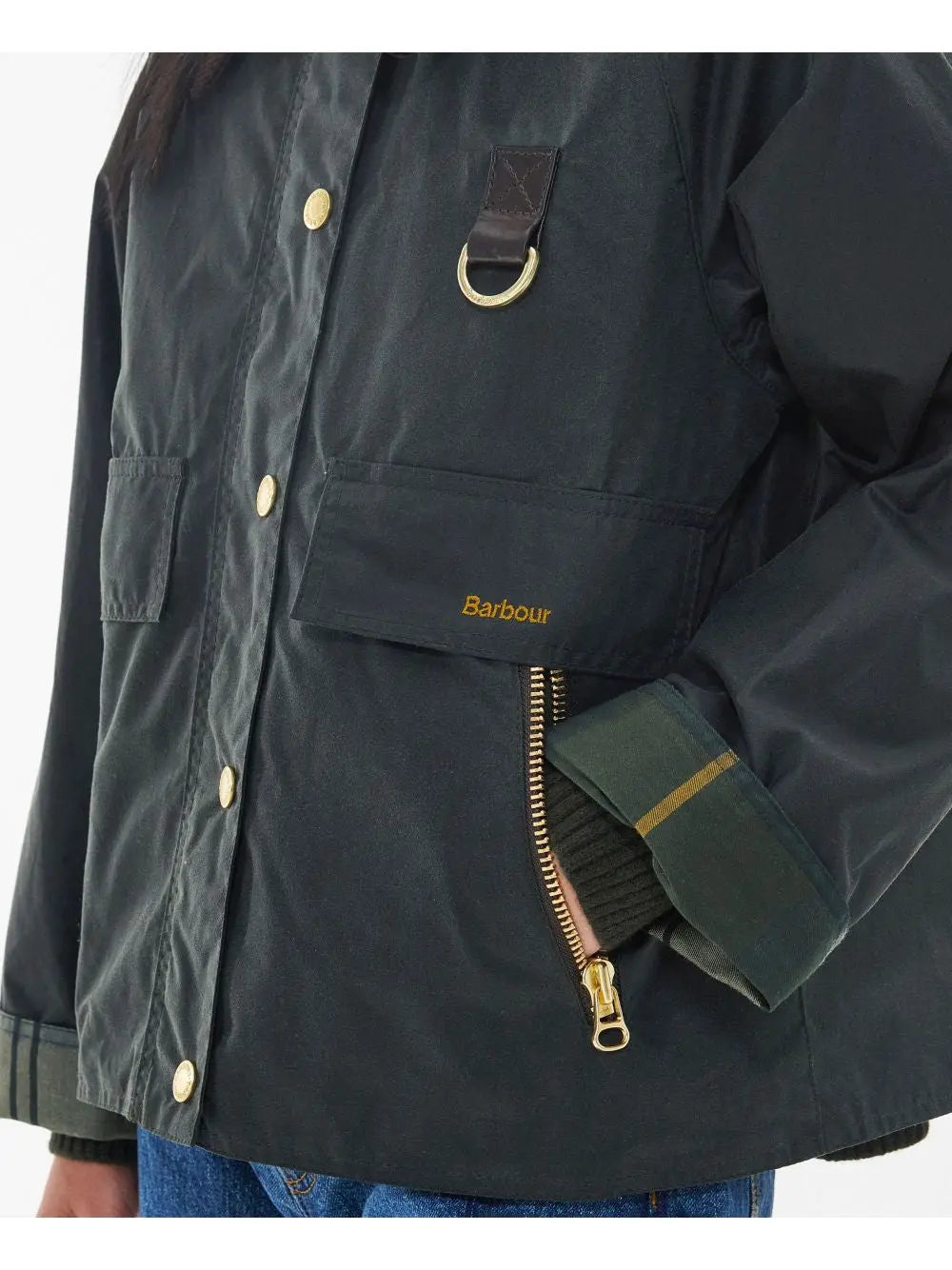 Giubbotto Barbour catton wax Donna - Marrone
