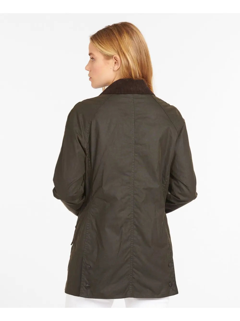 Giubbotto Barbour classic beadnell wax Donna - Oliva