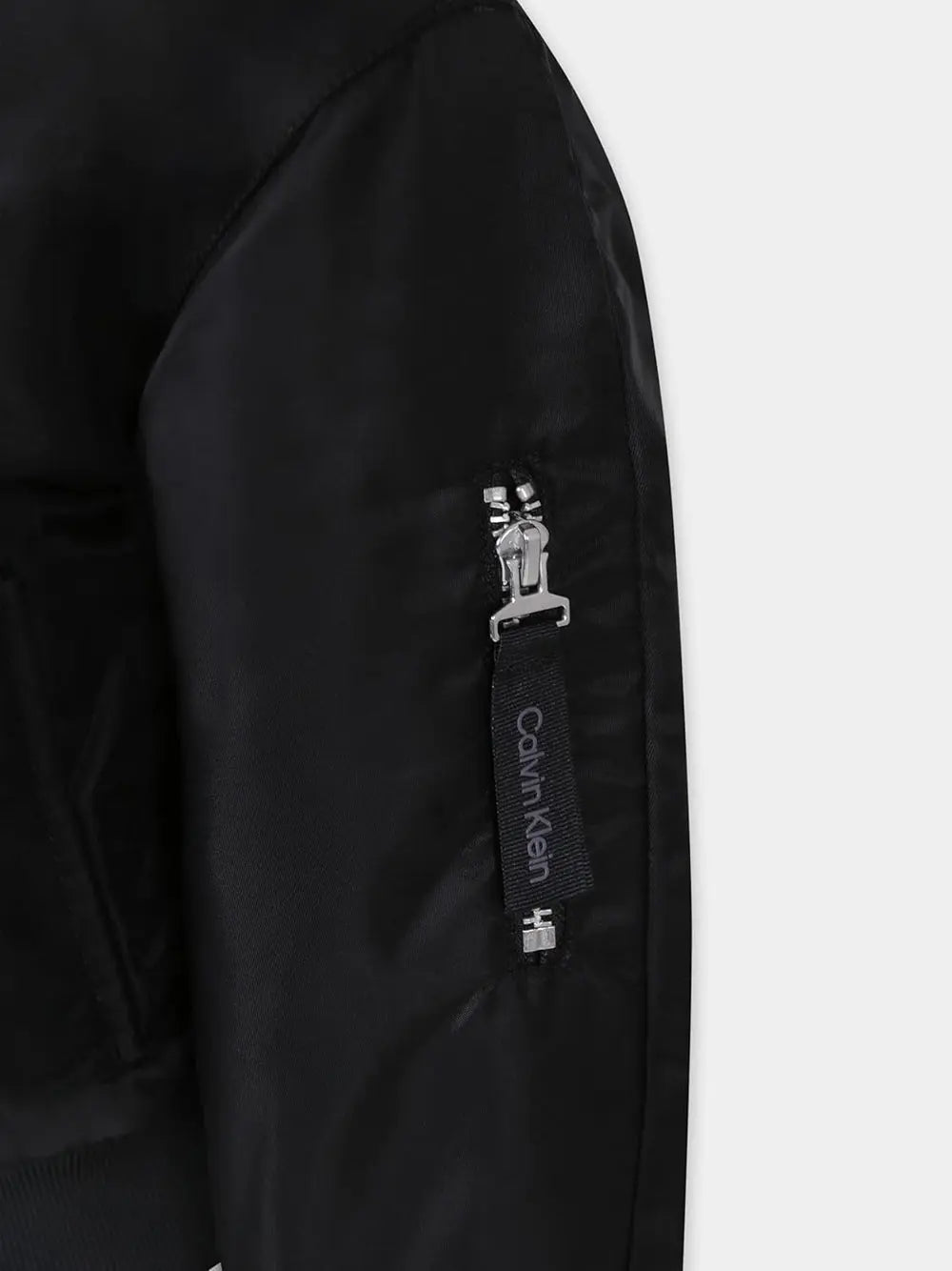 Giubbotto Calvin Klein Bambino Padded Boxy Bomber Nero Calvin Klein Angolo dello Sport