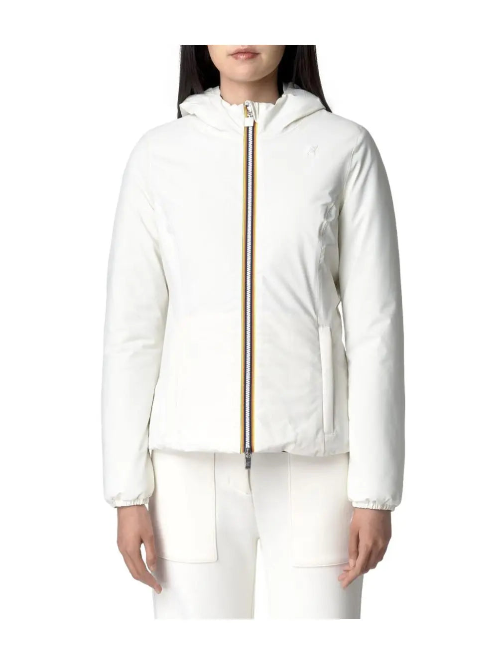 Giubbotto K-Way Lily St Warm Double Donna - Bianco