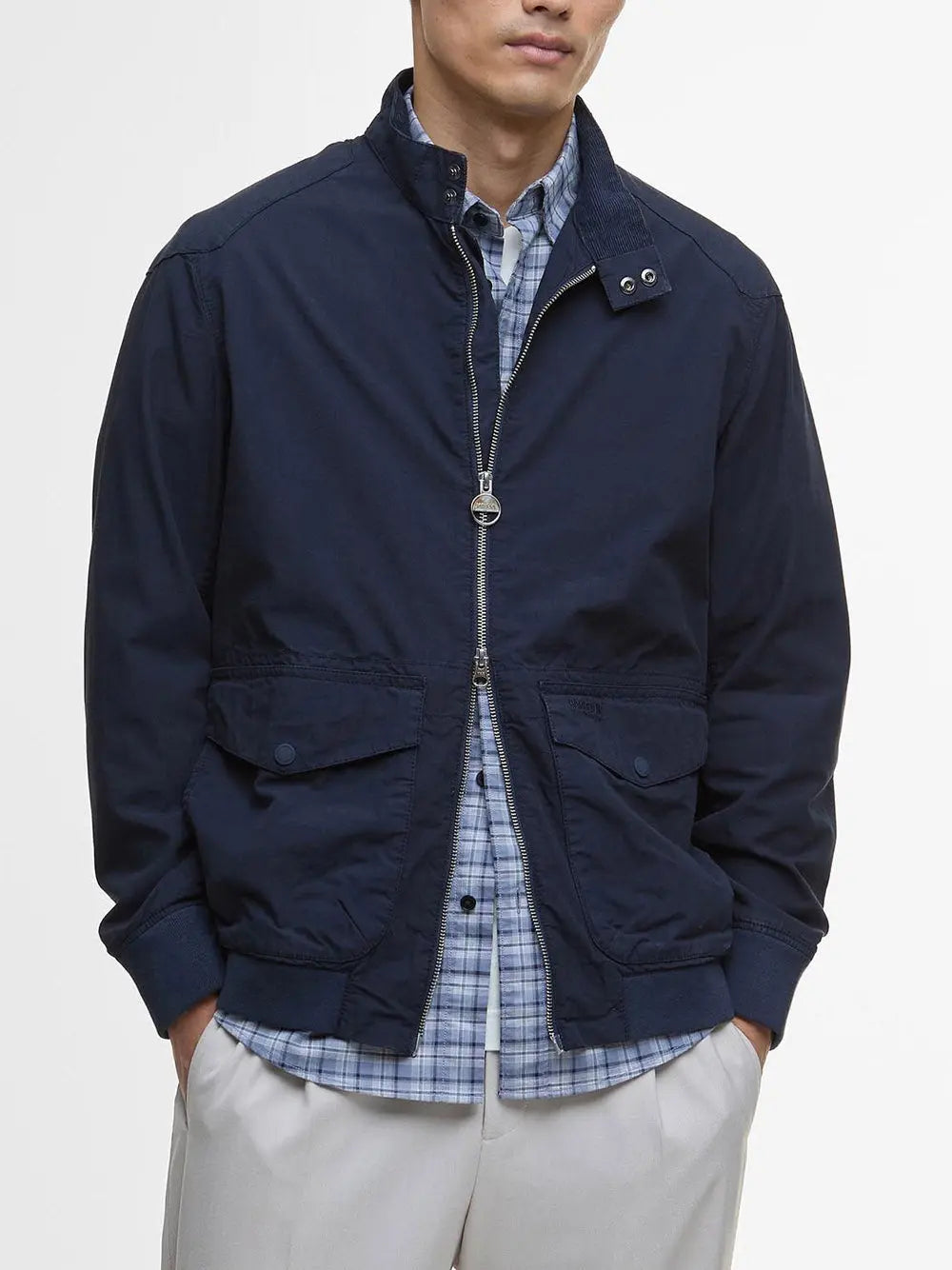 Giubbotto Matley Barbour Mc Queen Uomo - Navy