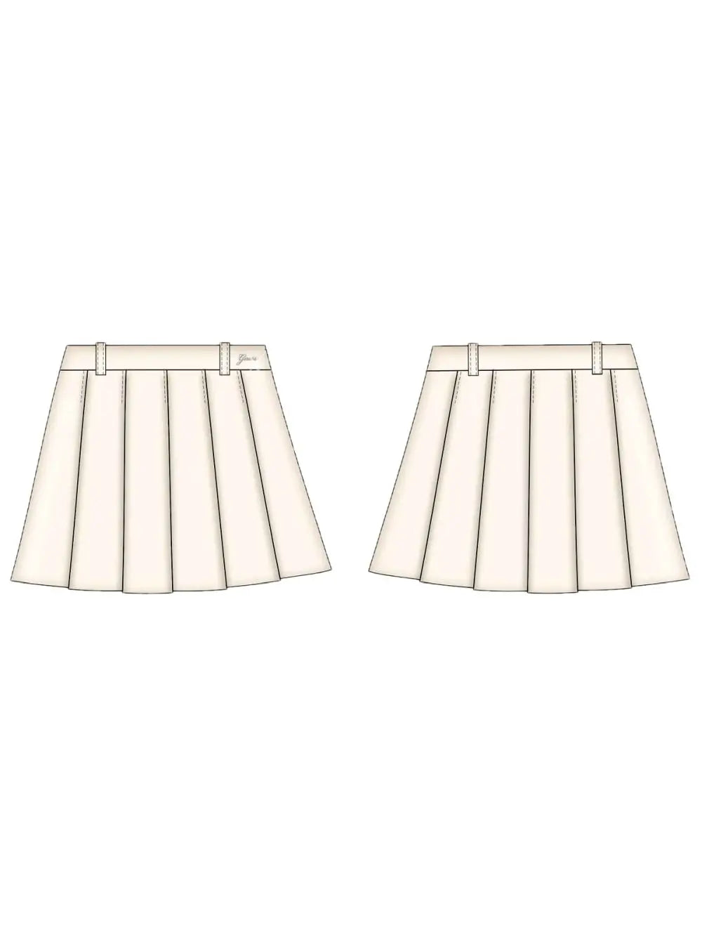 Gonna Guess PUNTO MILANO MIDI Bambina - Avorio