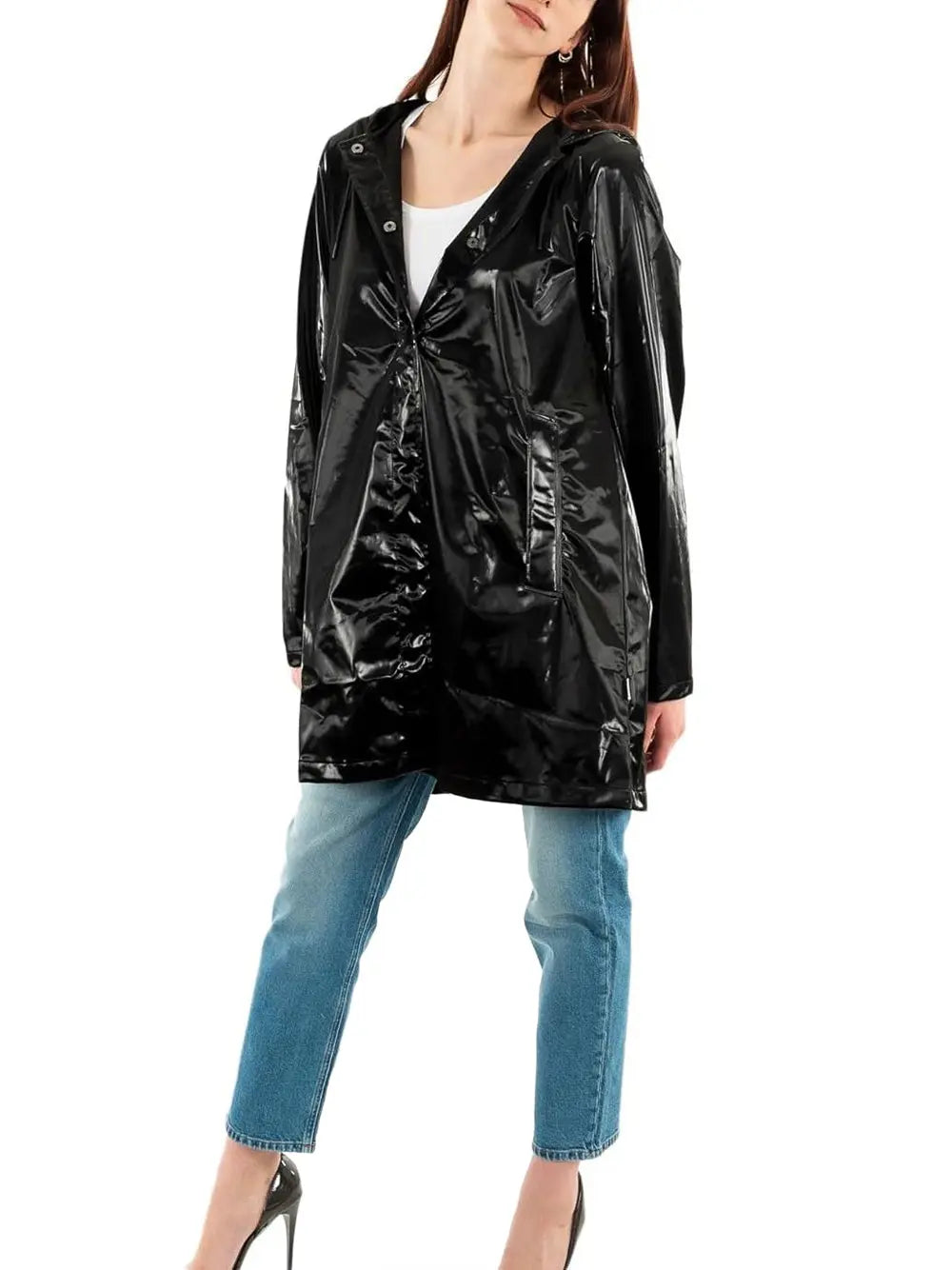 Impermeabile Rains Donna A-Line Verde Rains  Angolo dello Sport