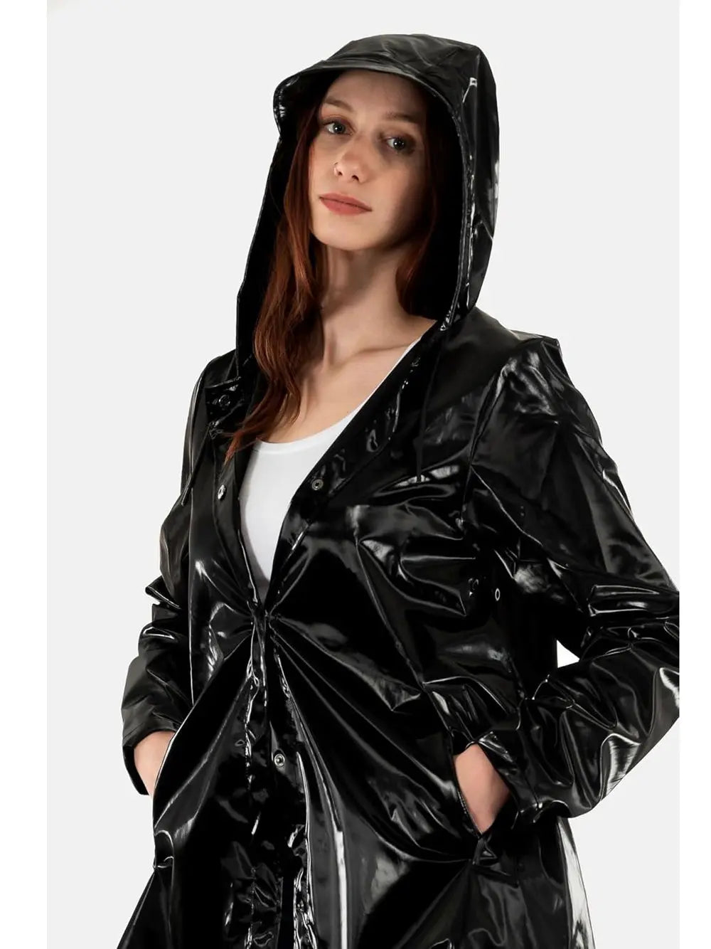 Impermeabile Rains Donna A-Line Verde Rains  Angolo dello Sport