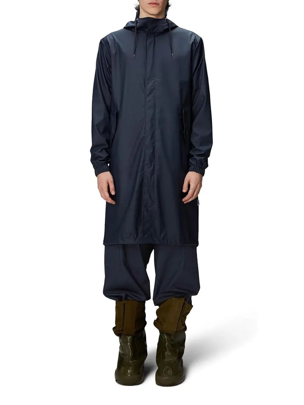 Impermeabile Rains Donna Fishtail Navy Rains Angolo dello Sport