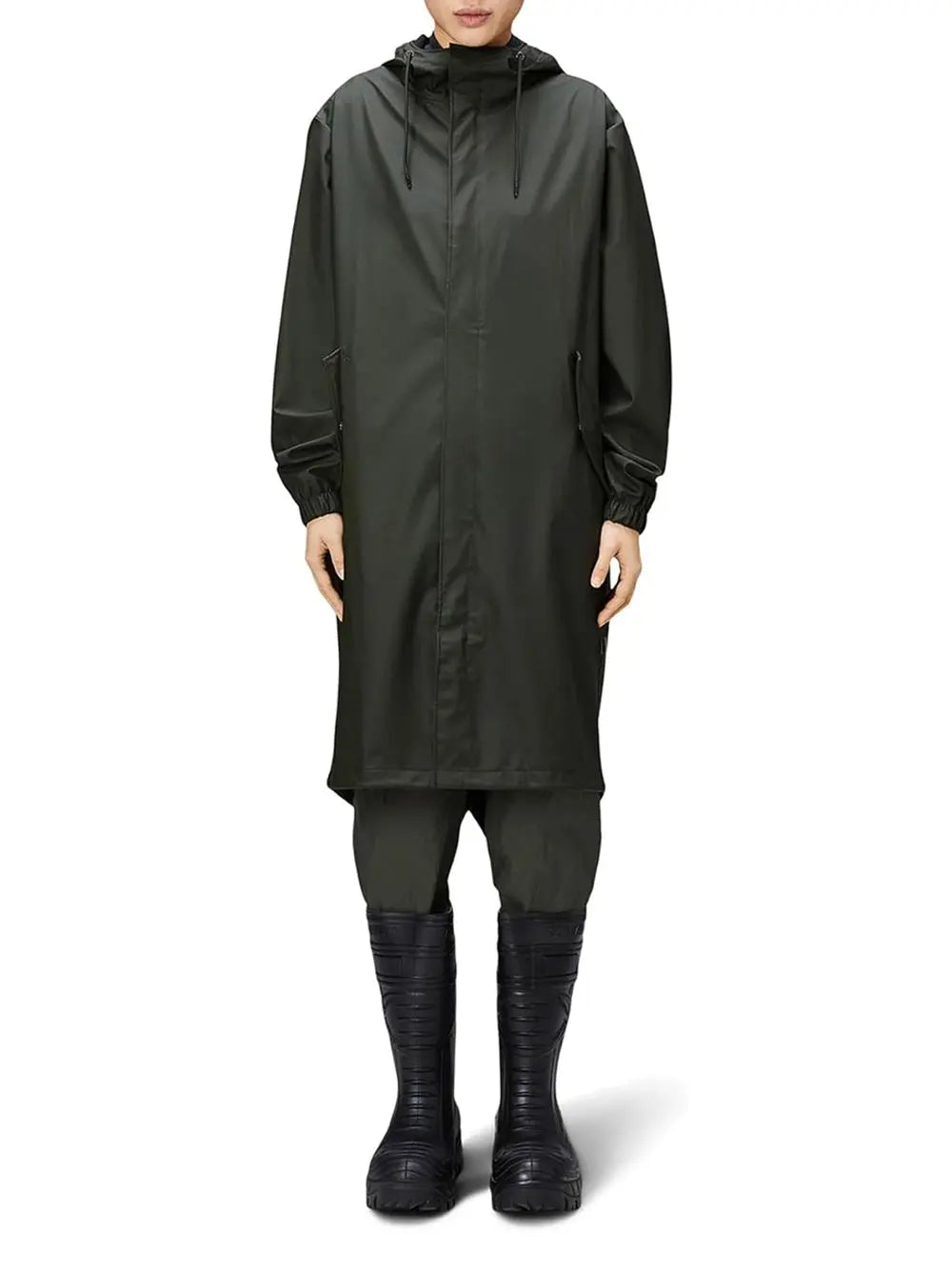 Impermeabile Rains Donna Fishtail Verde Rains Angolo dello Sport