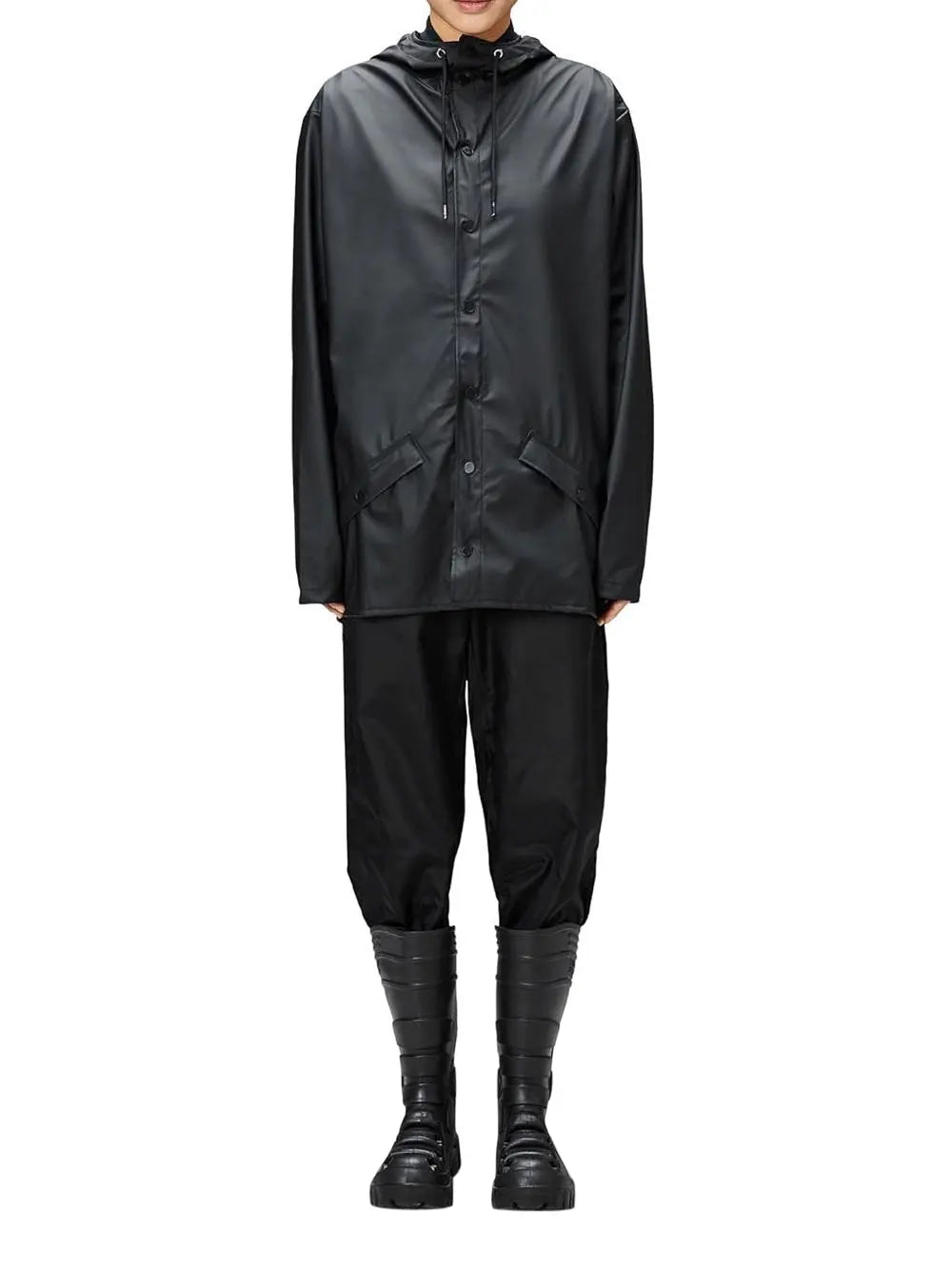 Impermeabile Rains Unisex Nero Rains  Angolo dello Sport