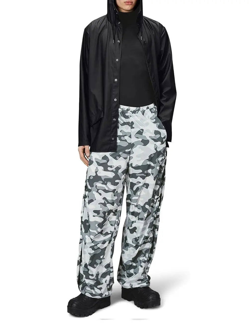 Impermeabile Rains Unisex Nero Rains  Angolo dello Sport