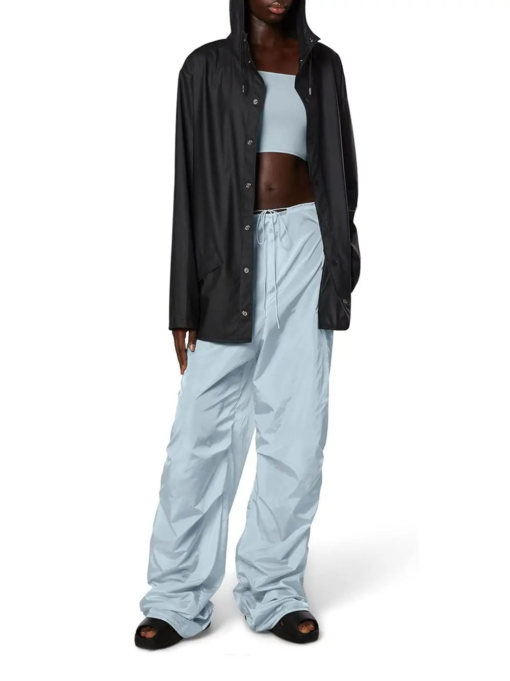 Impermeabile Rains Unisex Nero Rains  Angolo dello Sport