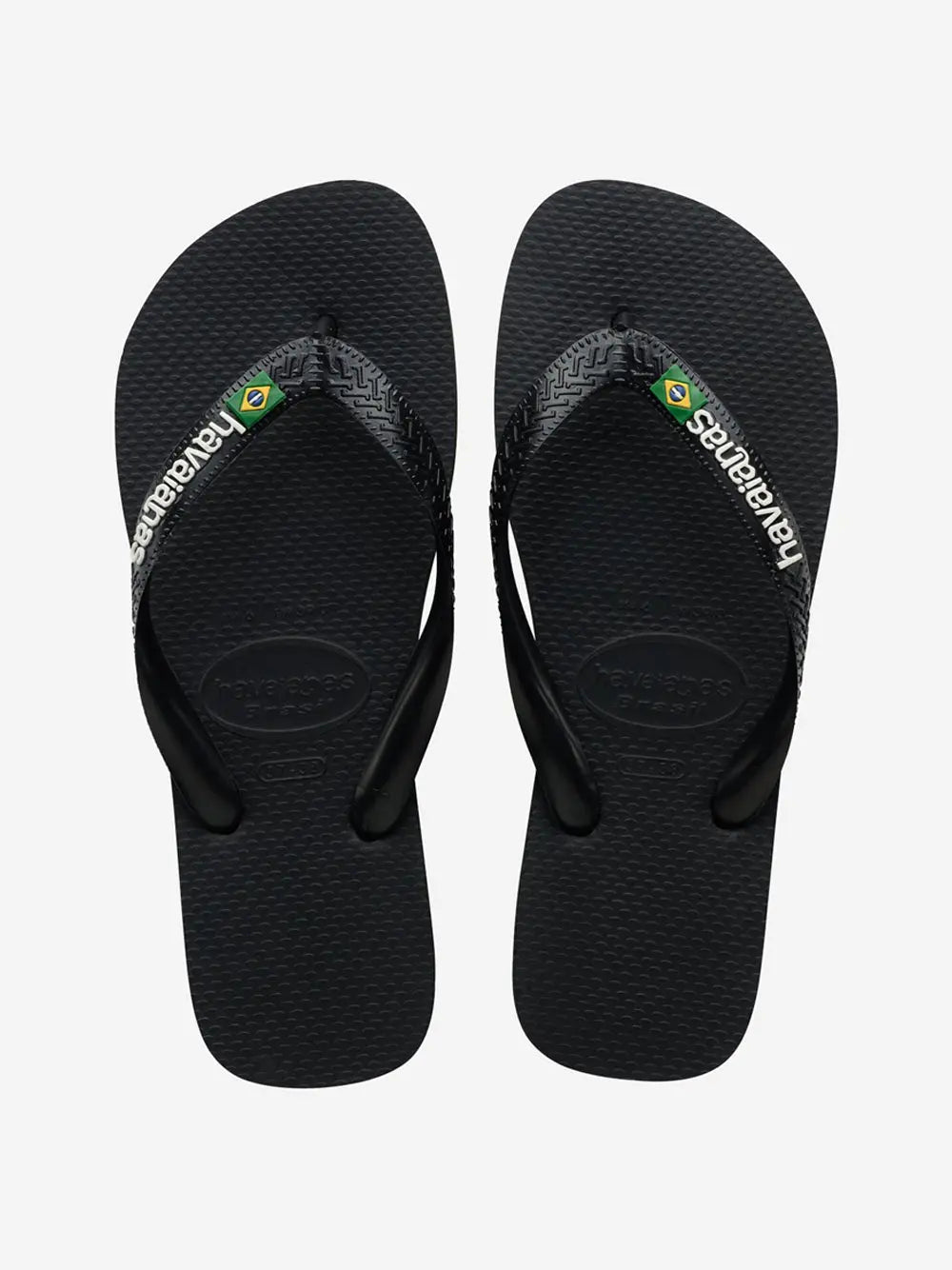 Infradito Brasil Logo Havaianas Unisex - Nero