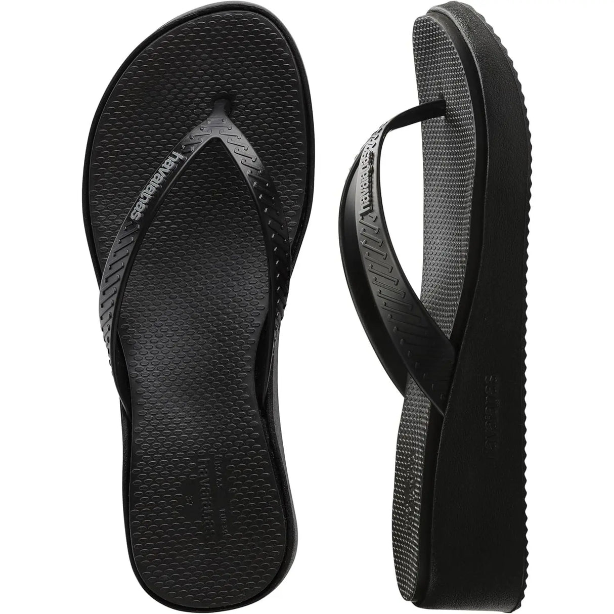 Infradito HAVAIANAS Donna HIGH PLATFORM Nero
