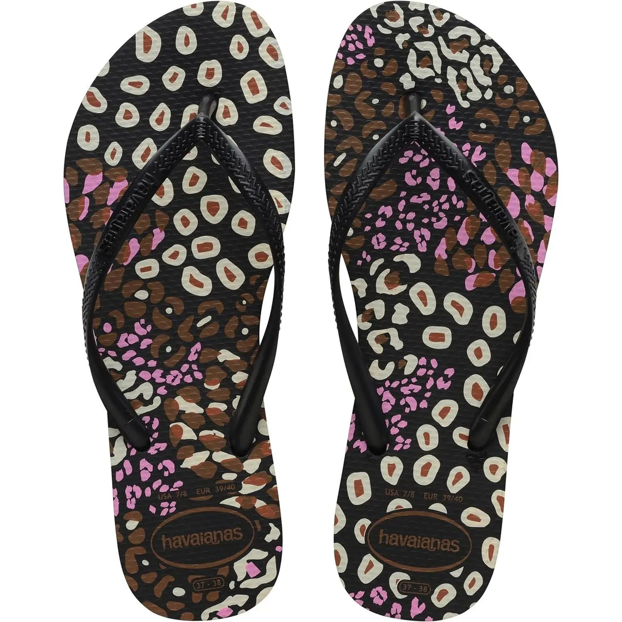 Infradito HAVAIANAS Donna SLIM ANIMALS Nero