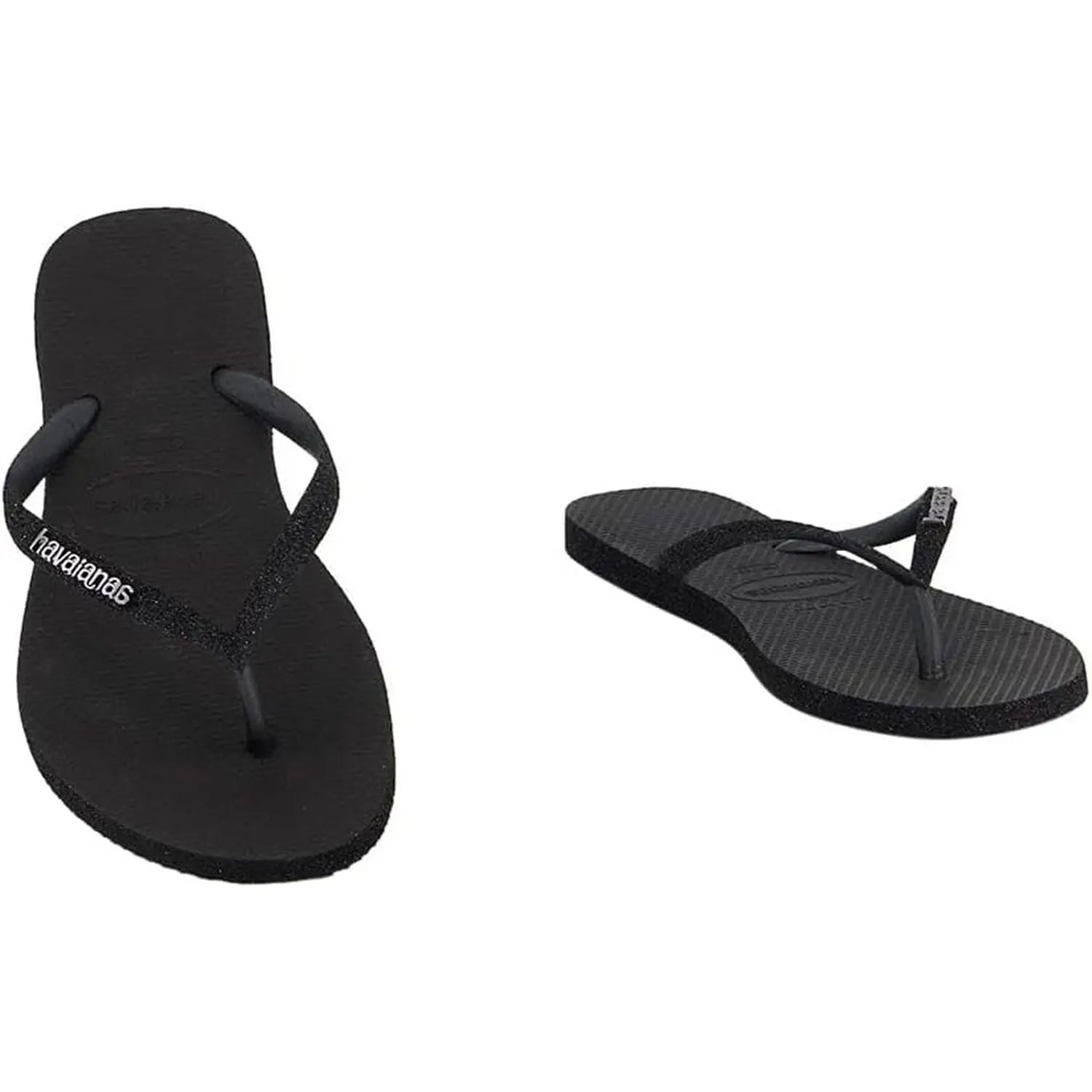 Infradito HAVAIANAS Donna SLIM SPARKLE II Nero