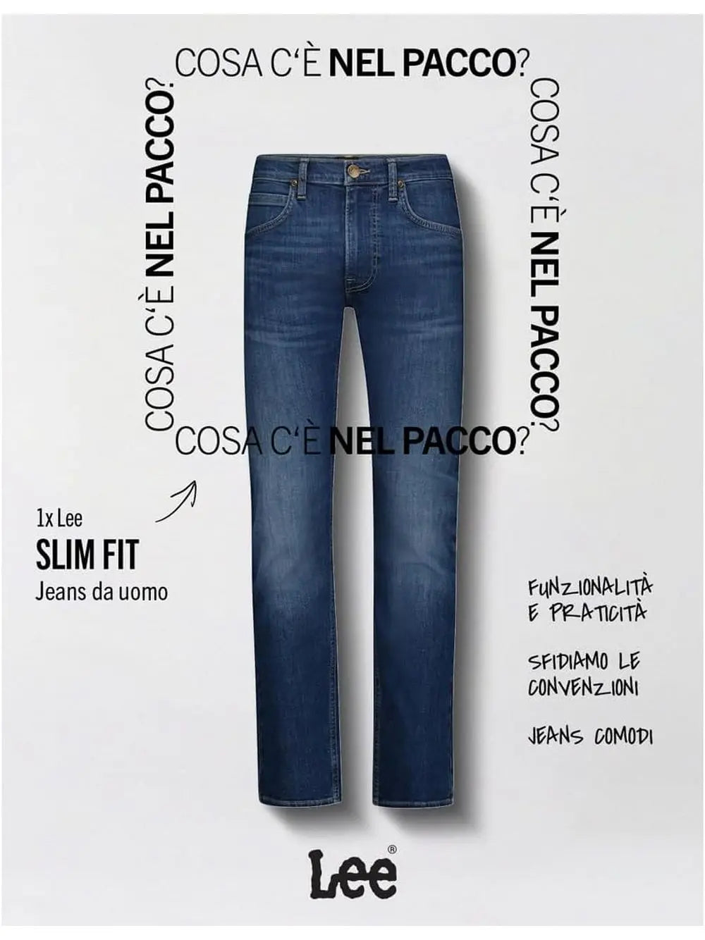 Jeans Lee LUKE EAST NEW YORK Uomo - Denim