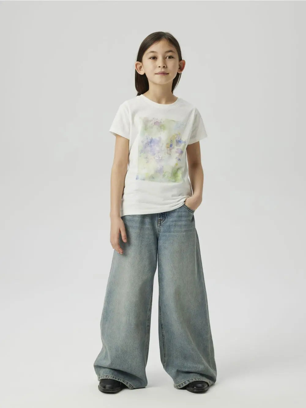 Jeans Name It BELLA SKATER XWIDE 3111-ZA NOOS Bambina - Denim