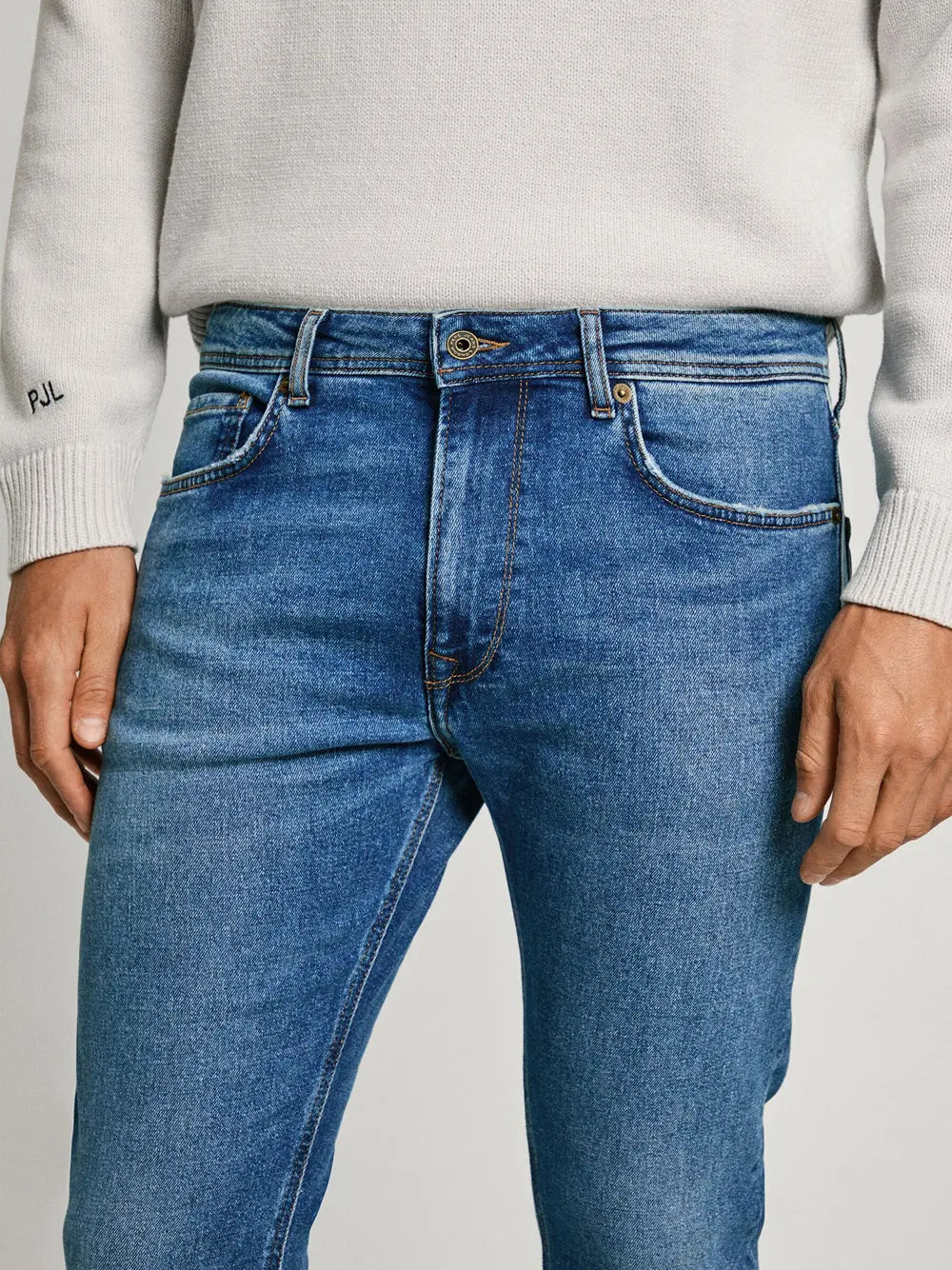 Jeans Tapered Pepe Jeans Stanley Uomo - Denim