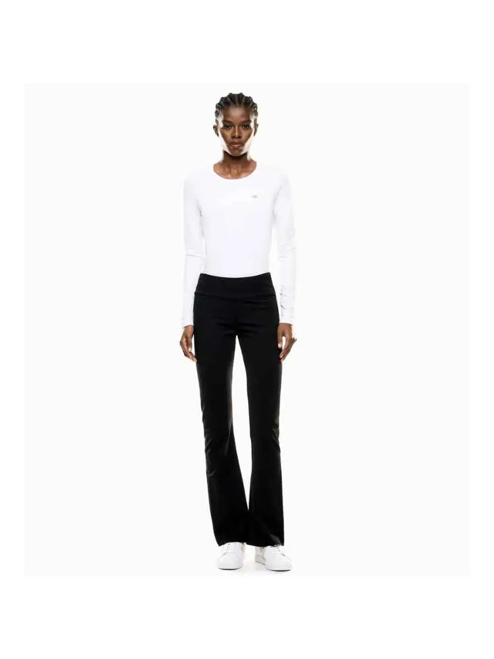Leggings Ea7 Train Core Bootcut Donna - Nero