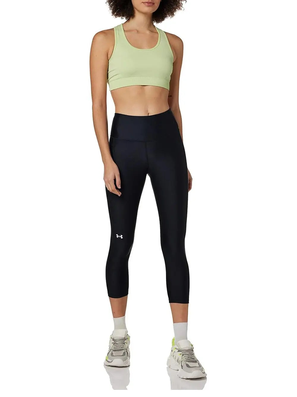 Leggings Sportivo Under Armour Donna Hg Hi Capri Ns Nero Under Armour Angolo dello Sport