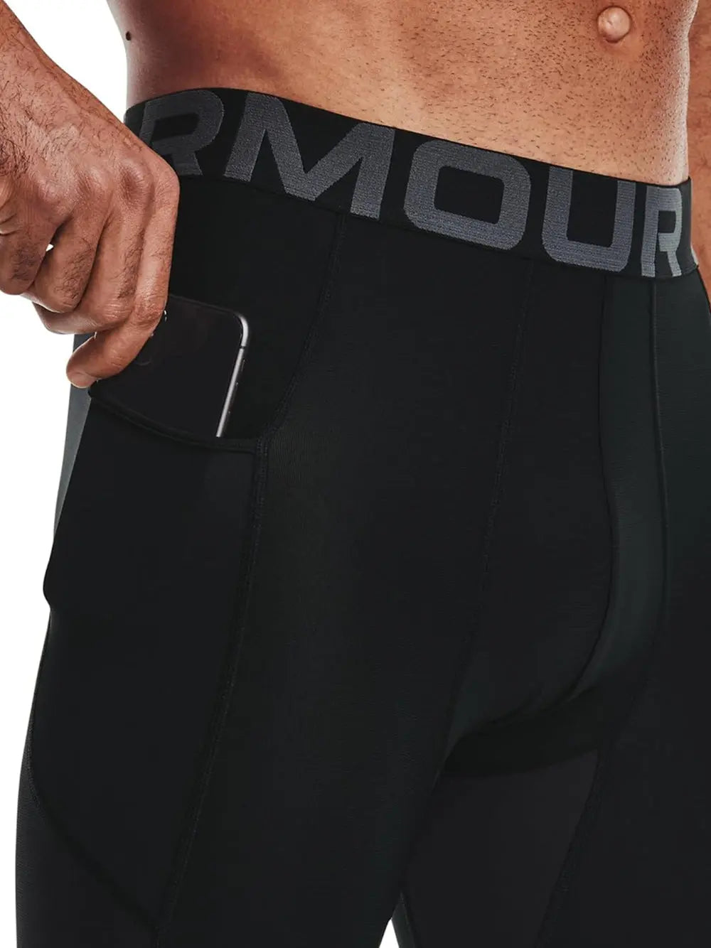 Leggings Sportivo Under Armour Uomo Nero Under Armour Angolo dello Sport