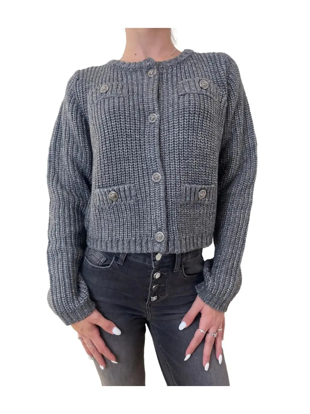 Maglia Liu Jo APERTA M/L Donna - Grigio