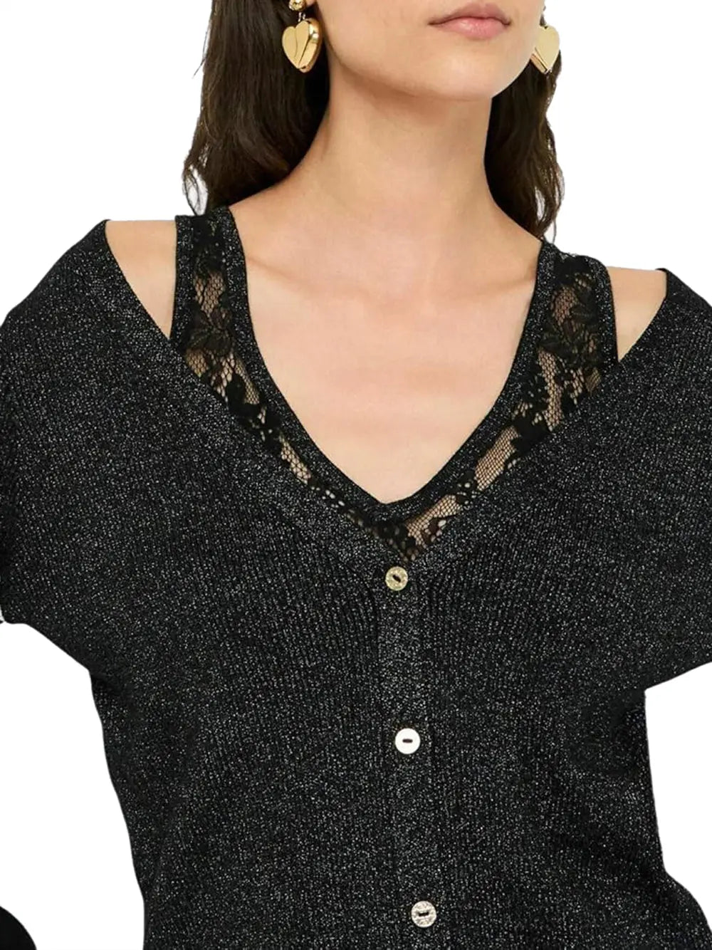 Maglia Liu Jo APERTA M/L Donna - Nero