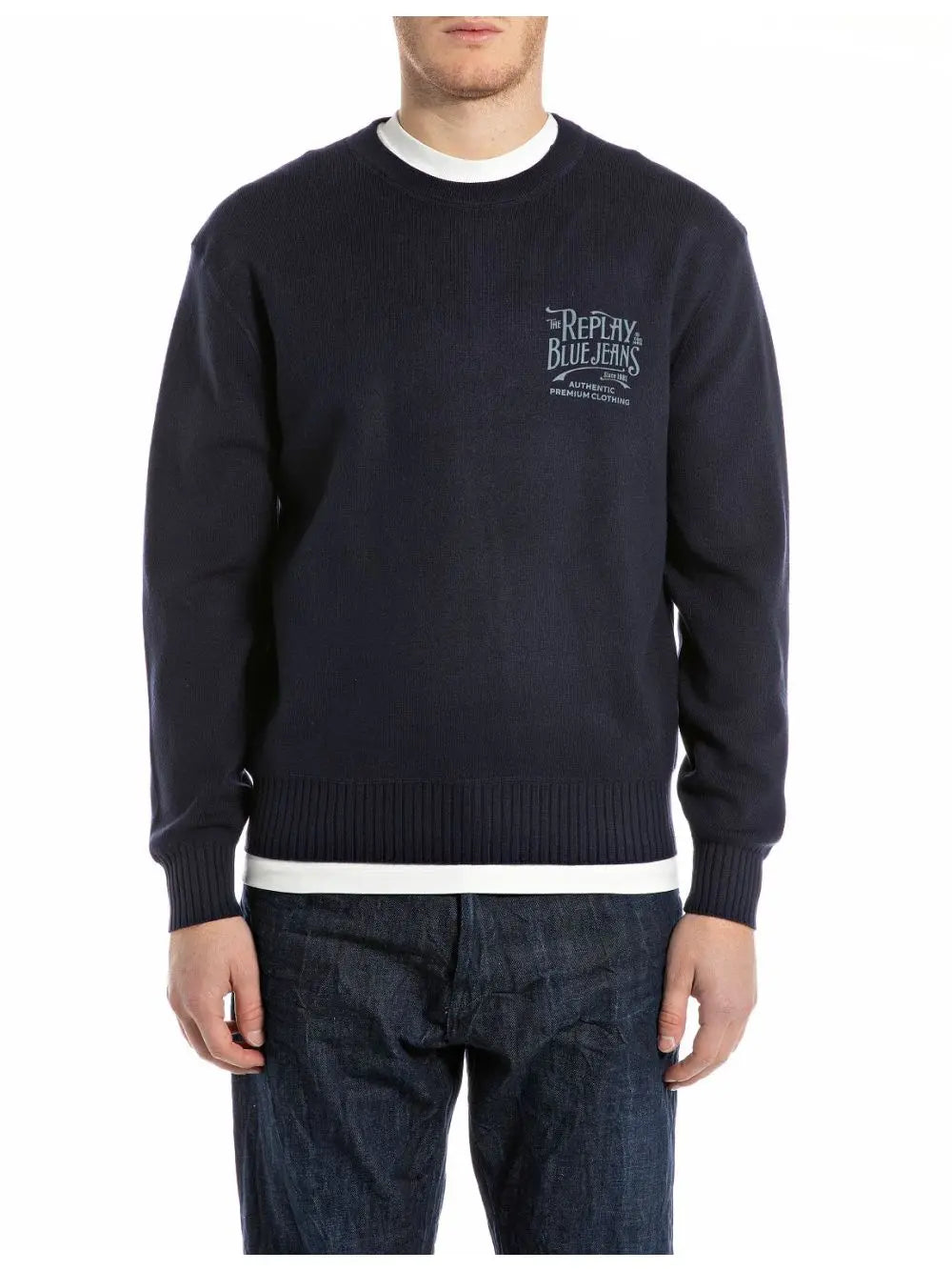 Maglia Replay Uomo - Blu