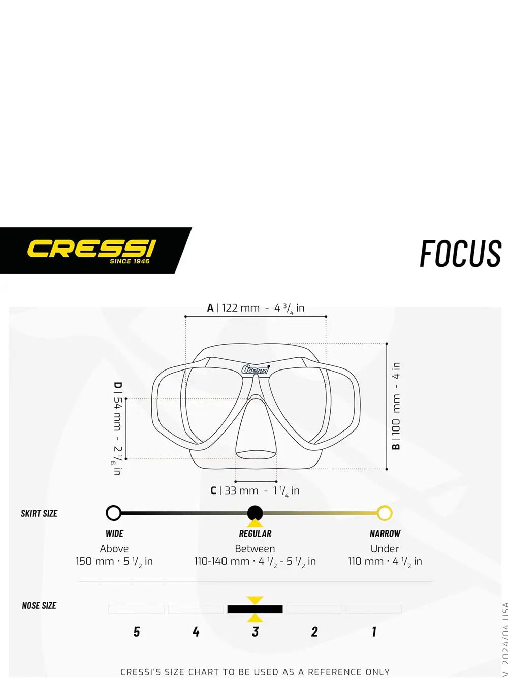 Maschera - Boccaglio Cressi Unisex