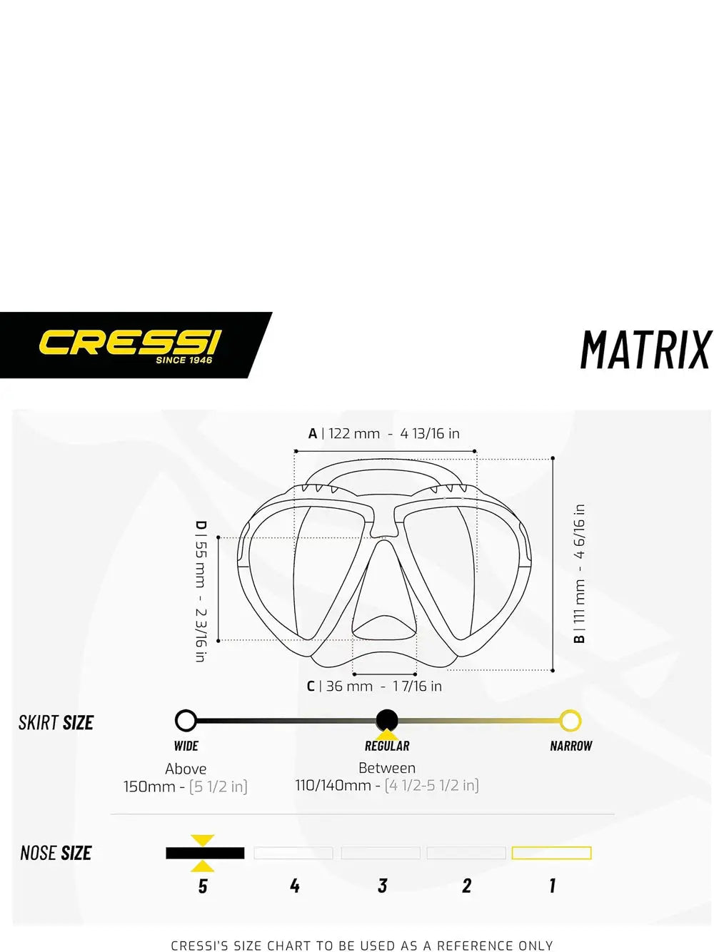 Maschera - Boccaglio Cressi Unisex