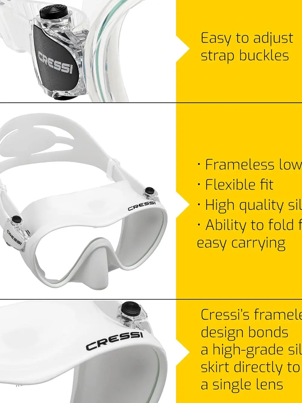 Maschera - Boccaglio Cressi Unisex