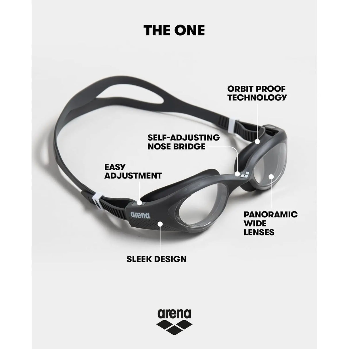 Occhiali - Occhialini ARENA Unisex the one Grigio ARENA Angolo dello Sport