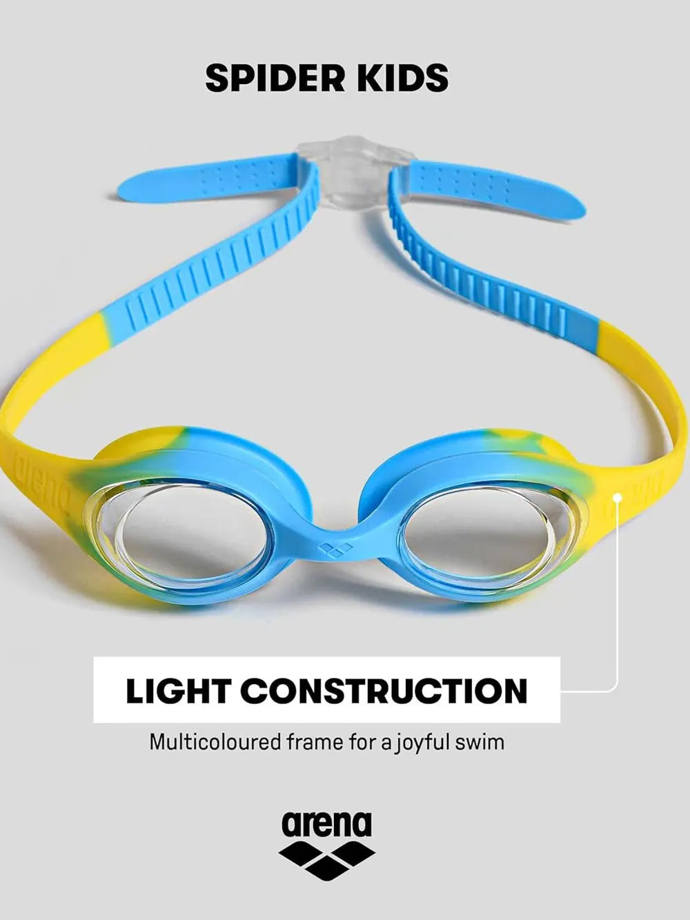 Occhiali - Occhialini Arena Youth Unisex Spiders Blu Arena Angolo dello Sport