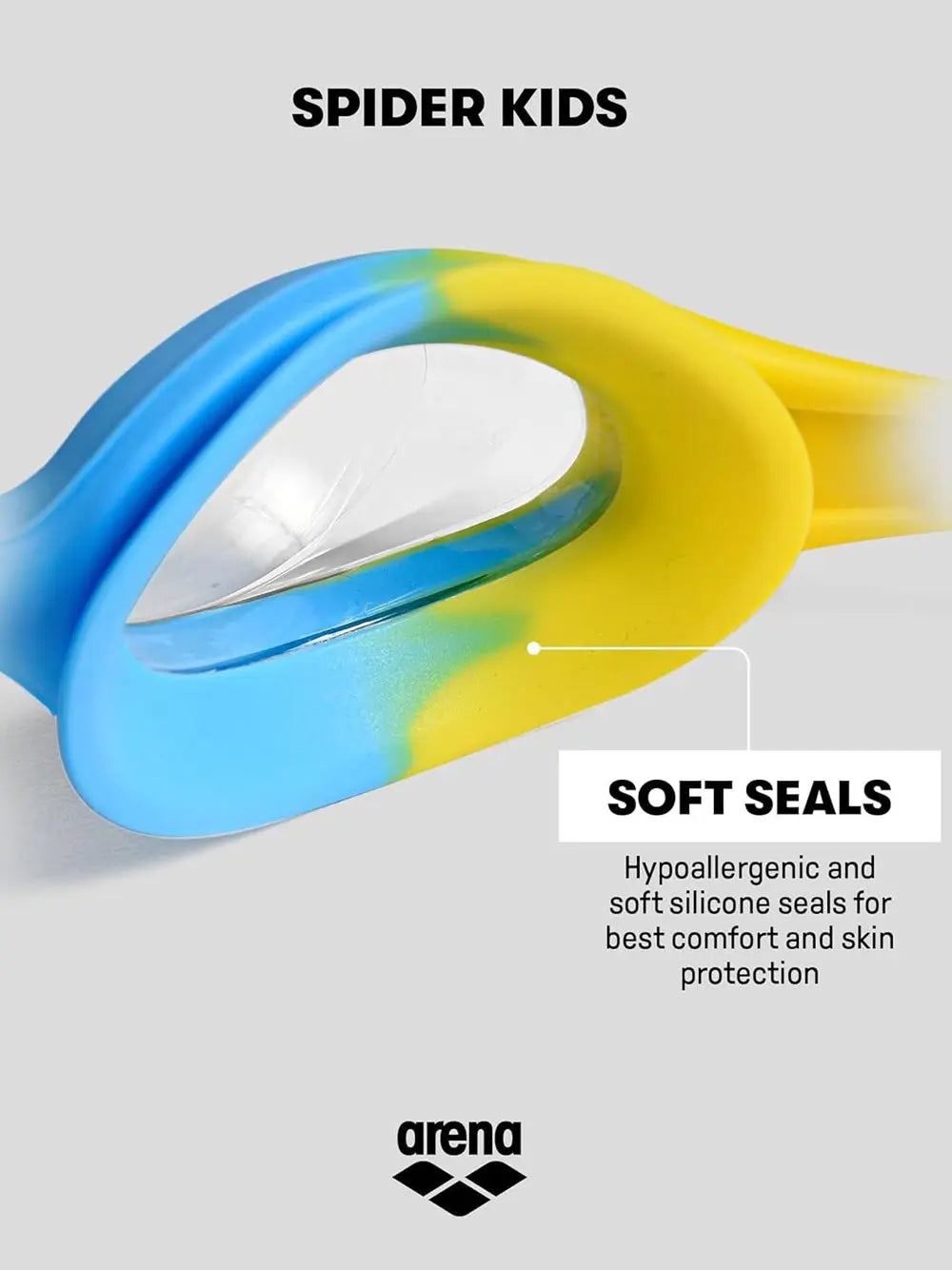 Occhiali - Occhialini Arena Youth Unisex Spiders Nero Arena Angolo dello Sport