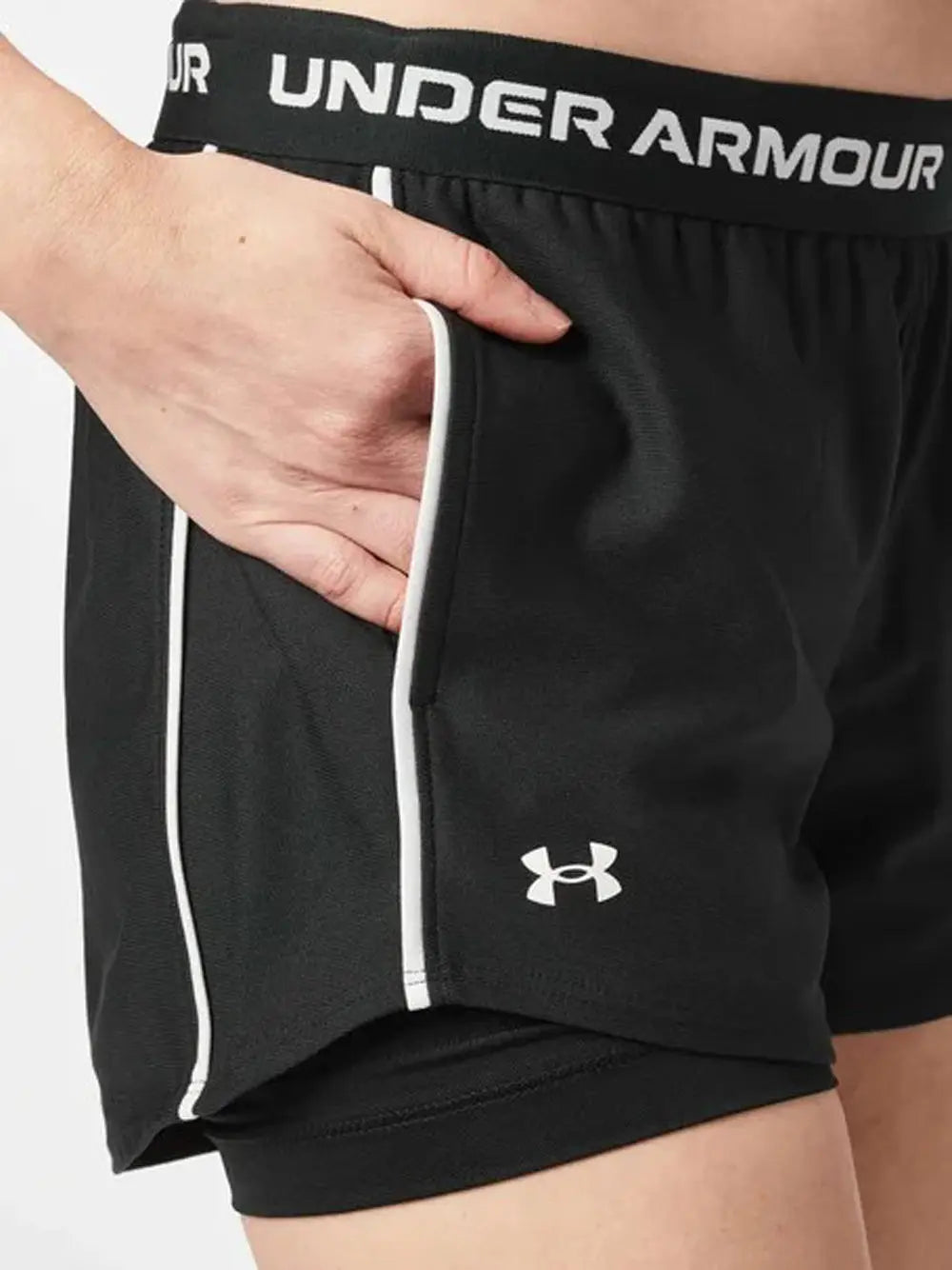 Pantaloncino Sportivo Under Armour Donna - Nero