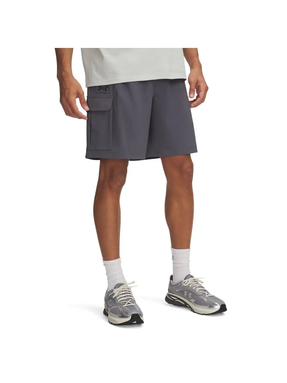Pantaloncino Sportivo Under Armour UA VIBE WOVEN CARGO Uomo - Grigio