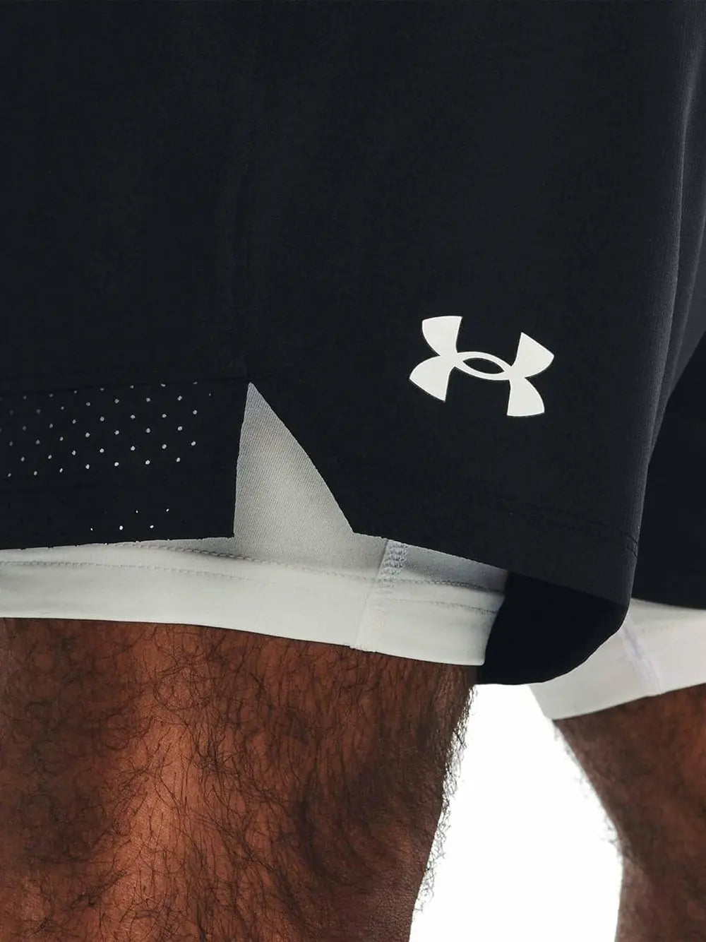 Pantaloncino Sportivo Under Armour Uomo Ua Vanish Woven 2in1 Nero Under Armour Angolo dello Sport