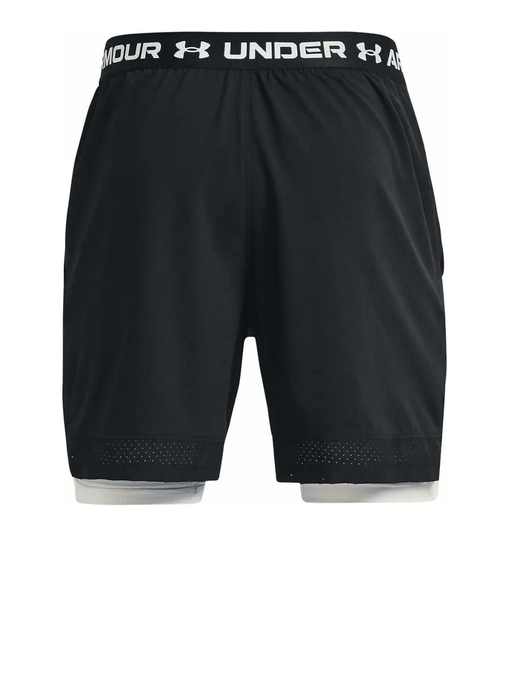 Pantaloncino Sportivo Under Armour Uomo Ua Vanish Woven 2in1 Nero Under Armour Angolo dello Sport
