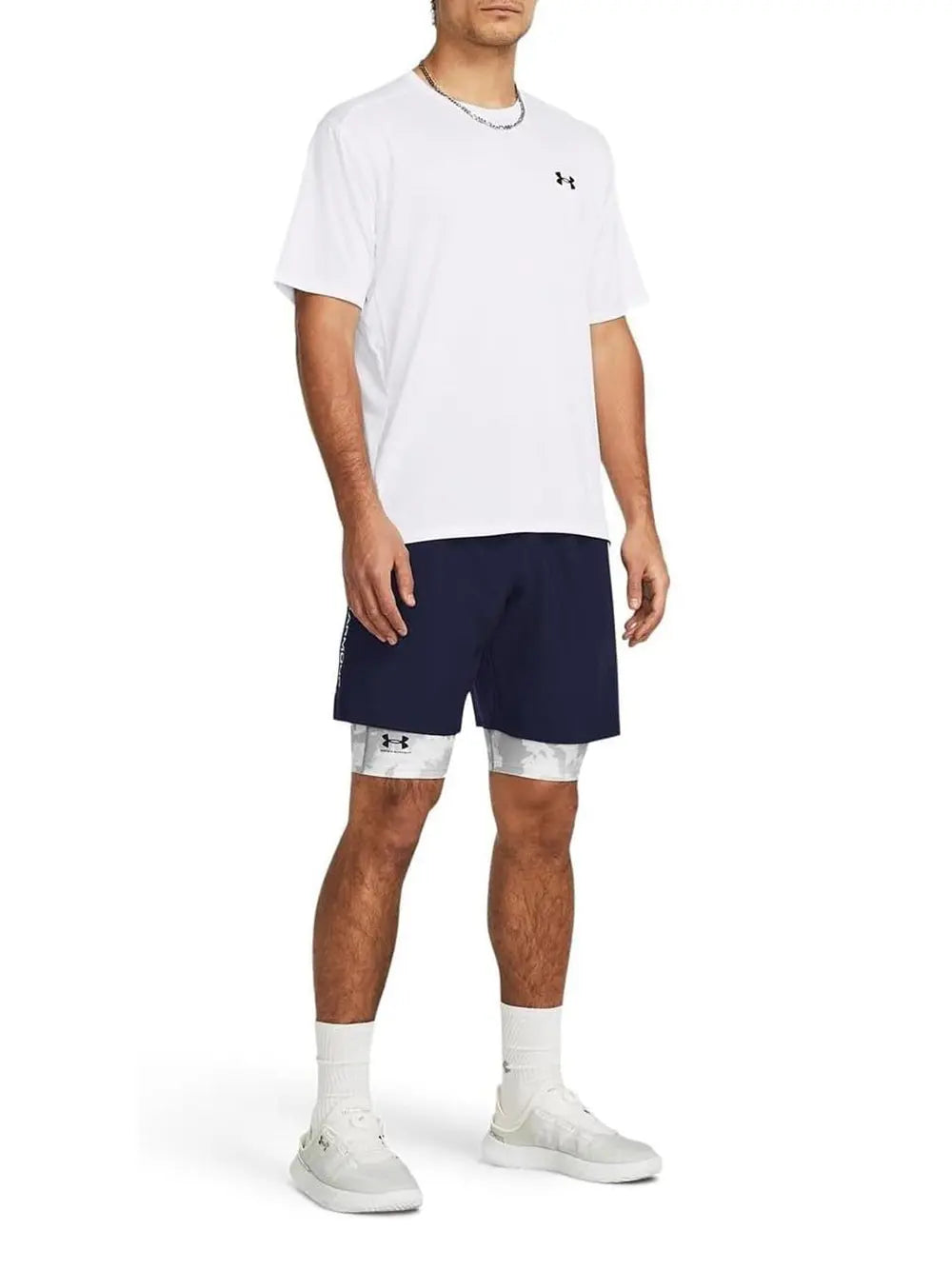 Pantaloncino Sportivo Under Armour Uomo Ua Woven Wdmk Blu Under Armour Angolo dello Sport