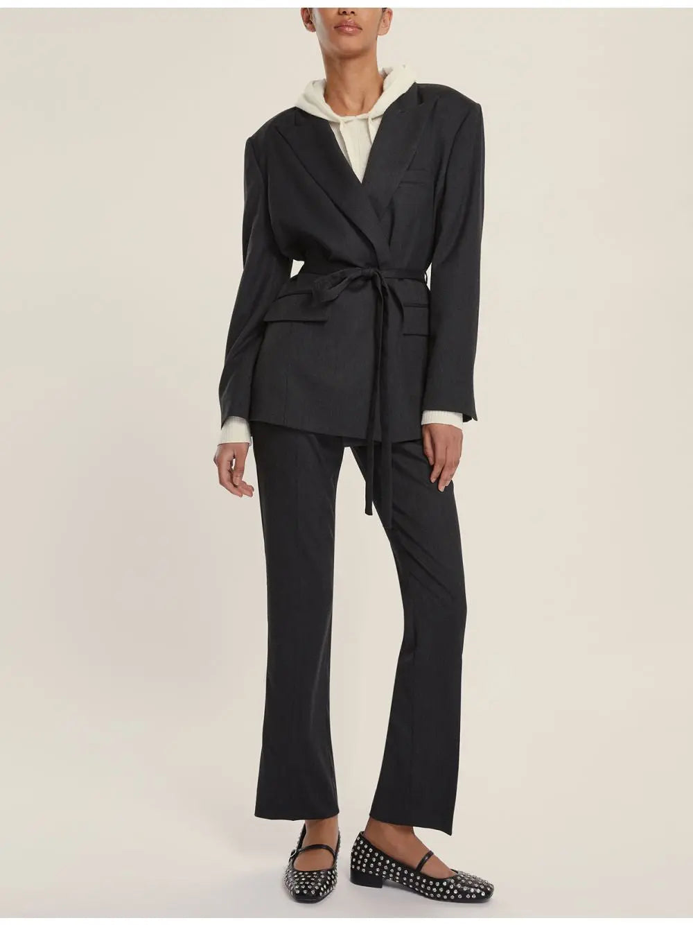 Pantalone Emme Marella MICRON Donna - Grigio