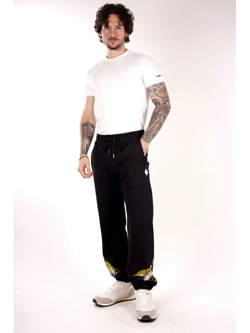 Pantalone Felpa COUNTY OF MILAN Uomo - Nero