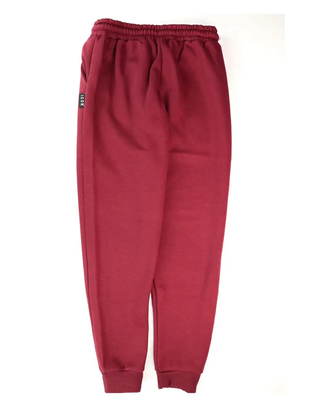 Pantalone Felpa Icon Uomo C/logo Grande Bordeaux Icon Angolo dello Sport