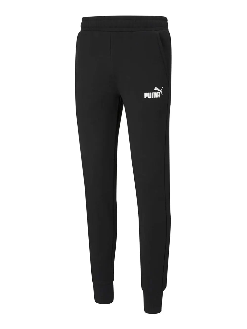 Pantalone Felpa Puma Uomo Ess Slim Pants Fl Nero Puma Angolo dello Sport