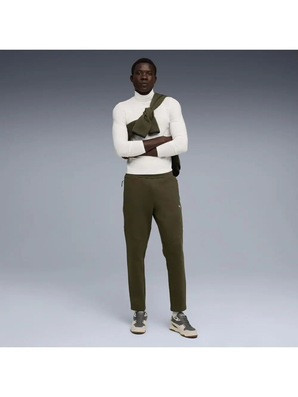Pantalone Felpa Puma Uomo - Verde